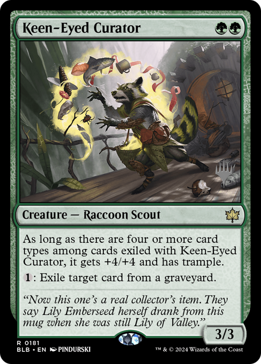 Keen-Eyed Curator (PPBLB-181P) - Bloomburrow Promos Foil
