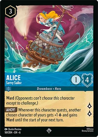 Alice (Savvy Sailor) - 161/204 - Super Rare (Foil)