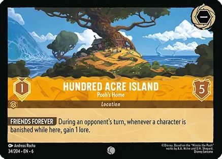 Hundred Acre Island (Pooh's Home) - 34/204 - Common