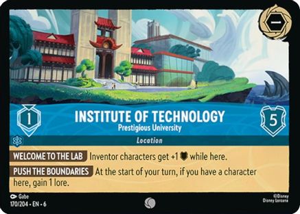 Institute of Technology (Prestigious University) - 170/204 - Common
