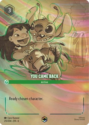 You Came Back - 213/204 - Enchanted