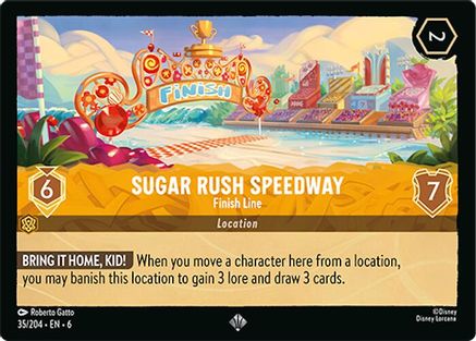 Sugar Rush Speedway (Finish Line) - 35/204 - Super Rare (Foil)