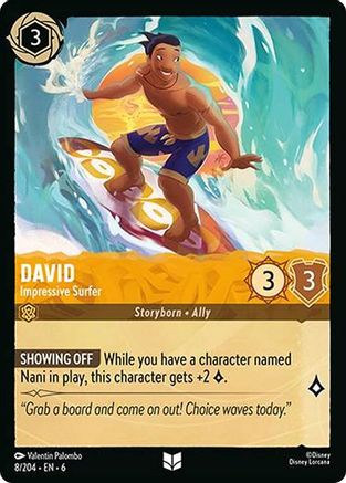 David (Impressive Surfer) - 8/204 - Uncommon