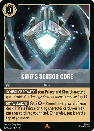 King's Sensor Core - 200/204 - Rare (Foil)