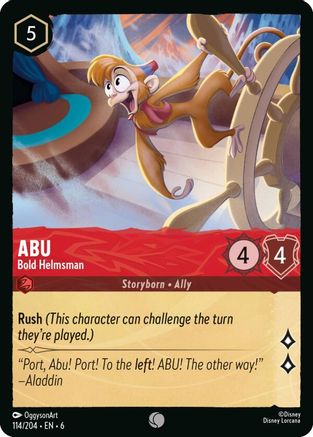 Abu (Bold Helmsman) - 114/204 - Common (Foil)