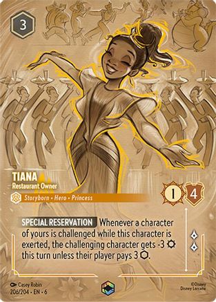 Tiana (Restaurant Owner) - 206/204 - Enchanted