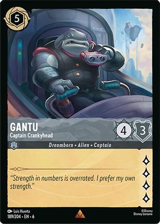 Gantu (Captain Crankyhead) - 189/204 - Rare