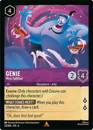 Genie (Wish Fulfilled) - 53/204 - Rare (Foil)