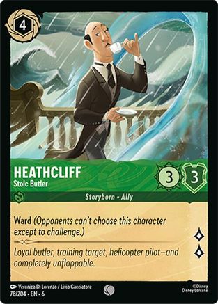 Heathcliff (Stoic Butler) - 78/204 - Common