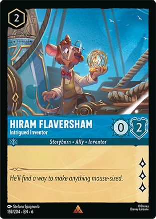 Hiram Flaversham (Intrigued Inventor) - 159/204 - Rare (Foil)