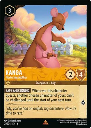 Kanga (Nurturing Mother) - 21/204 - Rare (Foil)