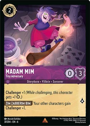 Madam Mim (Tiny Adversary) - 37/204 - Rare (Foil)