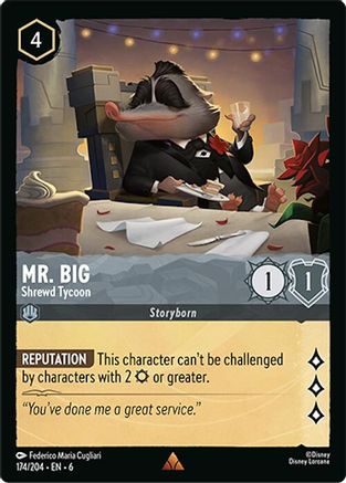 Mr. Big (Shrewd Tycoon) - 174/204 - Rare
