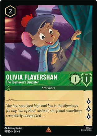 Olivia Flaversham (The Toymaker's Daughter) - 92/204 - Rare (Foil)