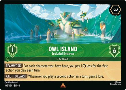Owl Island (Secluded Entrance) - 102/204 - Rare
