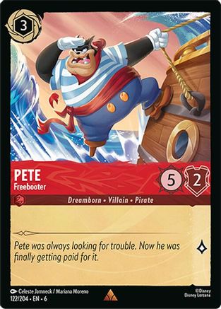 Pete (Freebooter) - 122/204 - Rare (Foil)