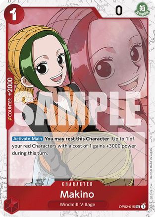 Makino (Jolly Roger Foil) - OP02-015 - Uncommon