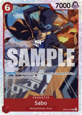 Sabo (Reprint) (OP05-007) - Super Rare