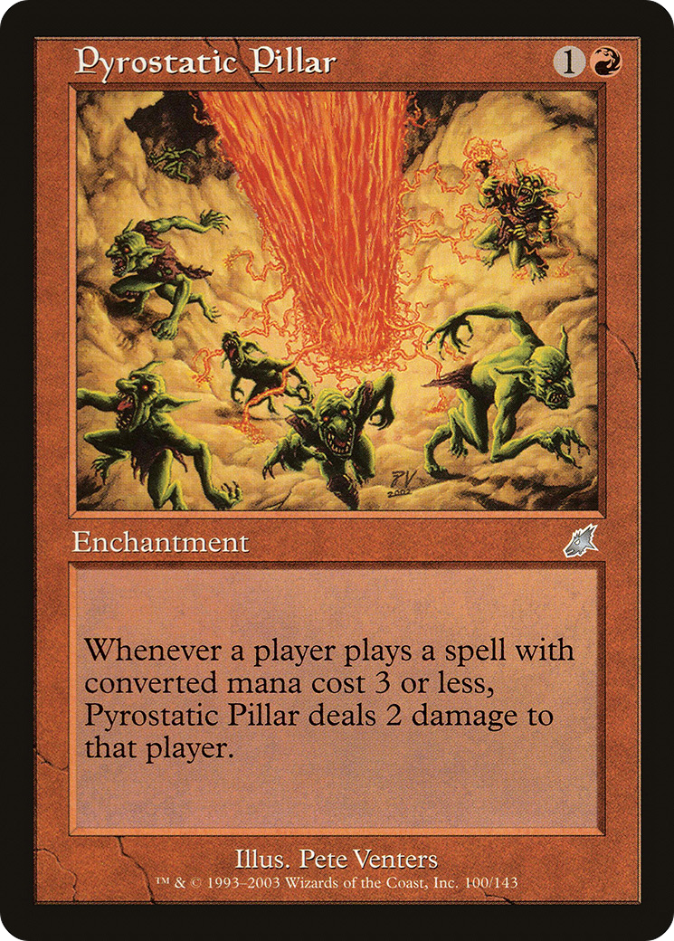 Pyrostatic Pillar (SCG-100)  Foil