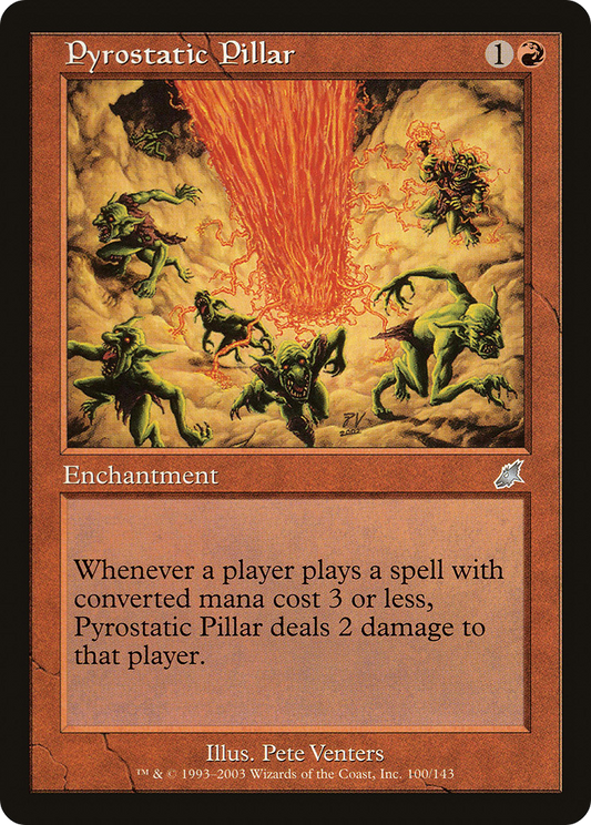 Pyrostatic Pillar (SCG-100)  Foil