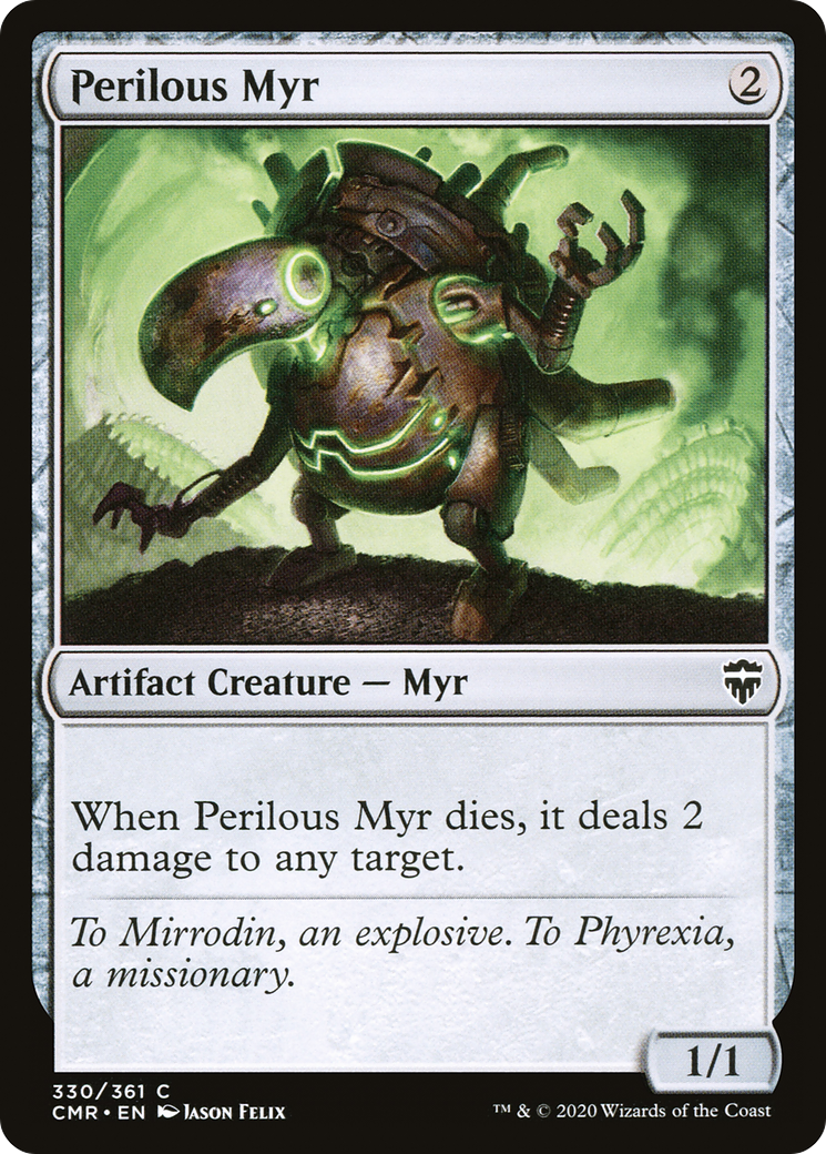 Perilous Myr (CMR-330)  Foil