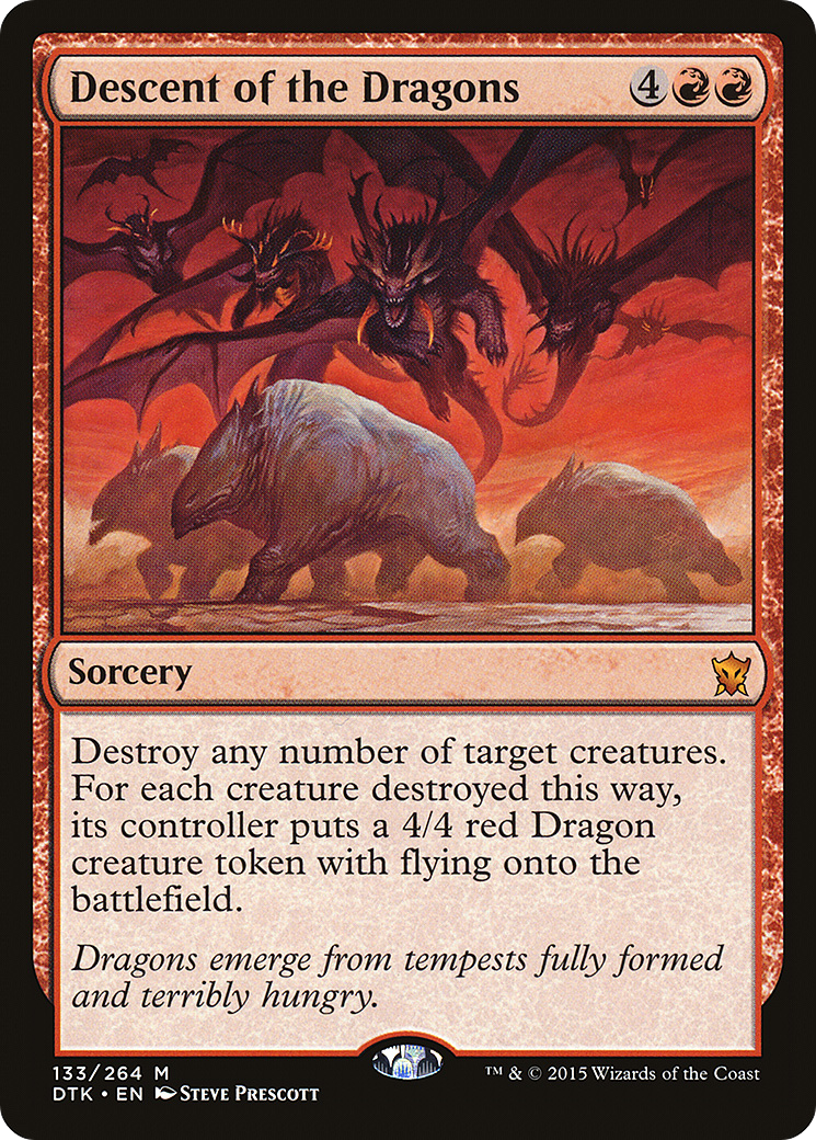 Descent of the Dragons (DTK-133)  Foil