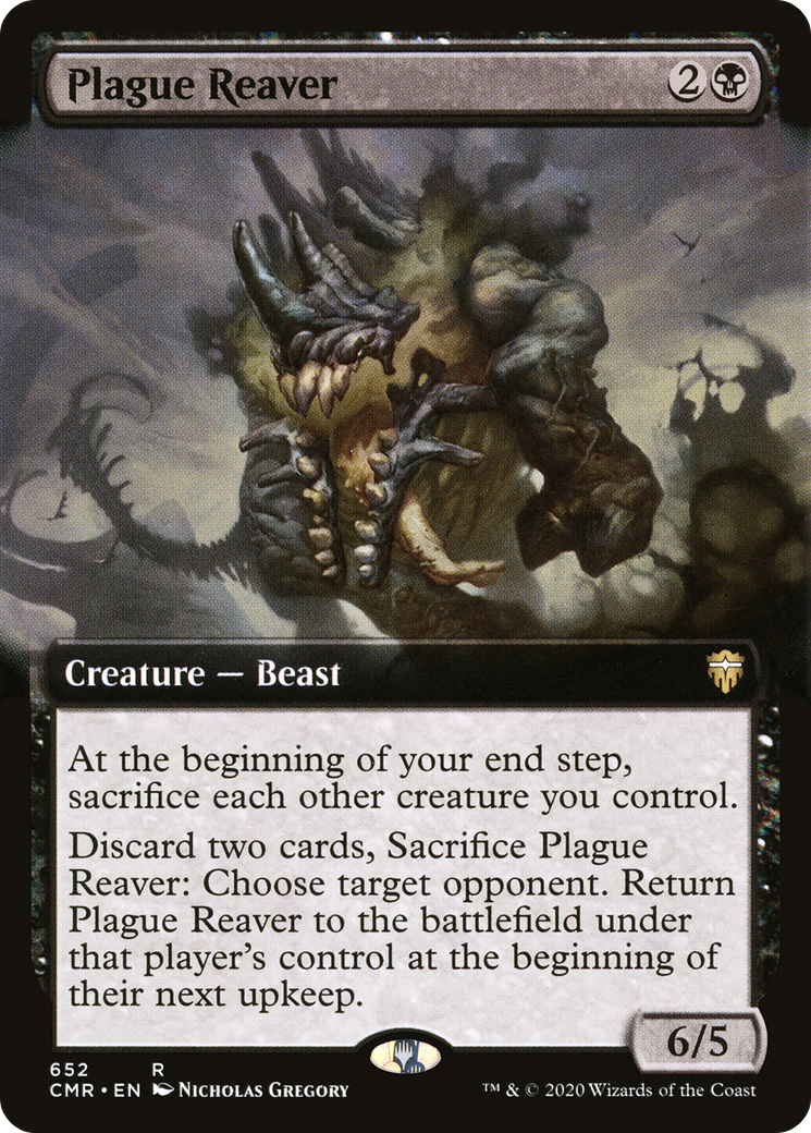 Plague Reaver (Extended Art) (CMR-652)  Foil