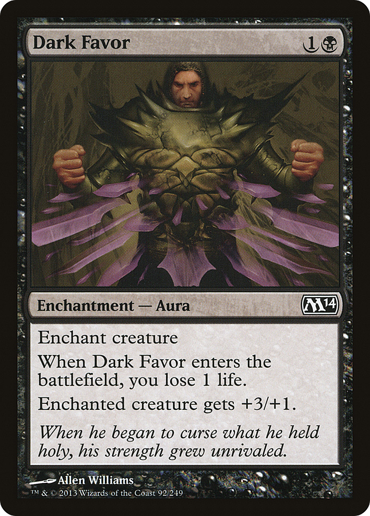 Dark Favor (M14-092)  Foil