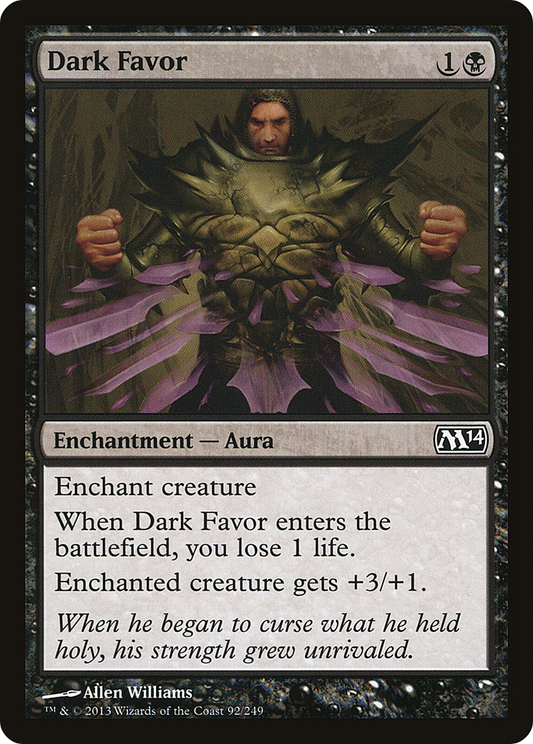 Dark Favor (M14-092)  Foil