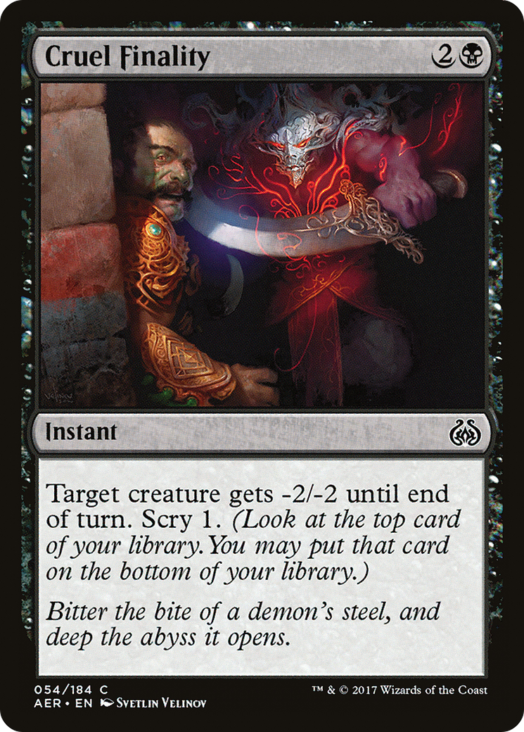 Cruel Finality (AER-054)