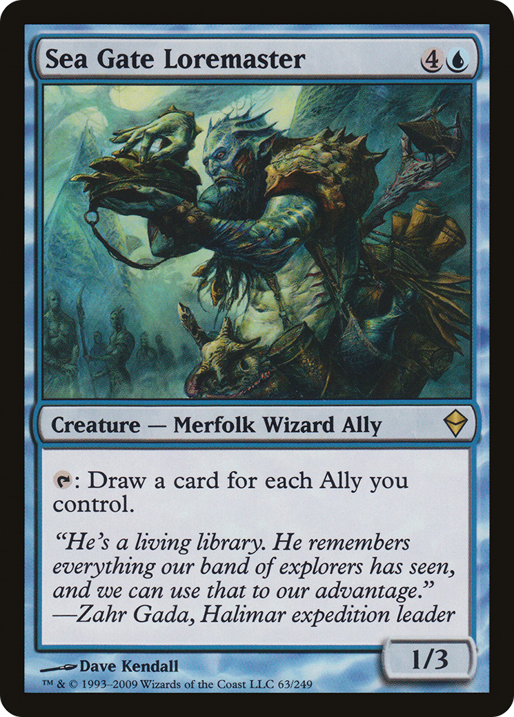 Sea Gate Loremaster (ZEN-063)  Foil
