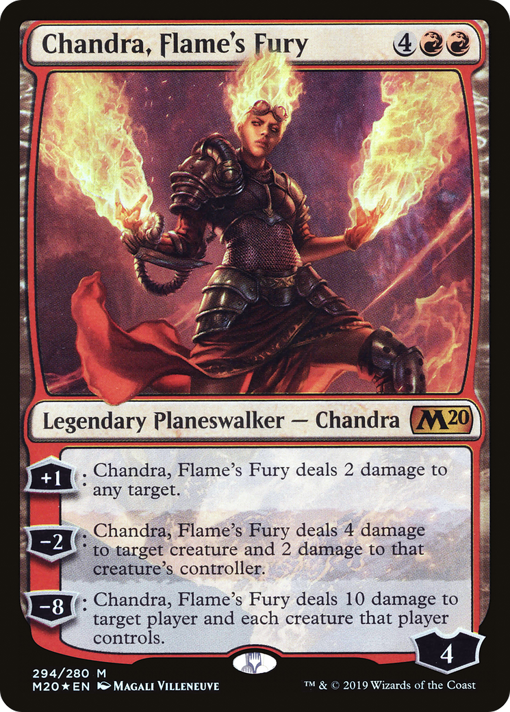 Chandra, Flame's Fury (M20-294)  Foil