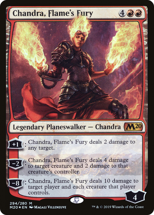 Chandra, Flame's Fury (M20-294)  Foil