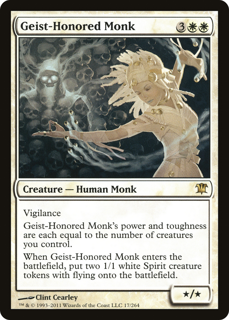 Geist-Honored Monk (ISD-017)  Foil