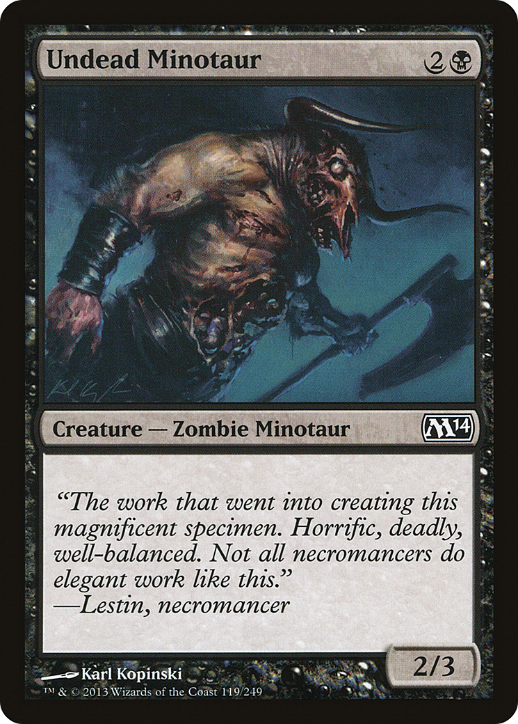 Undead Minotaur (M14-119)