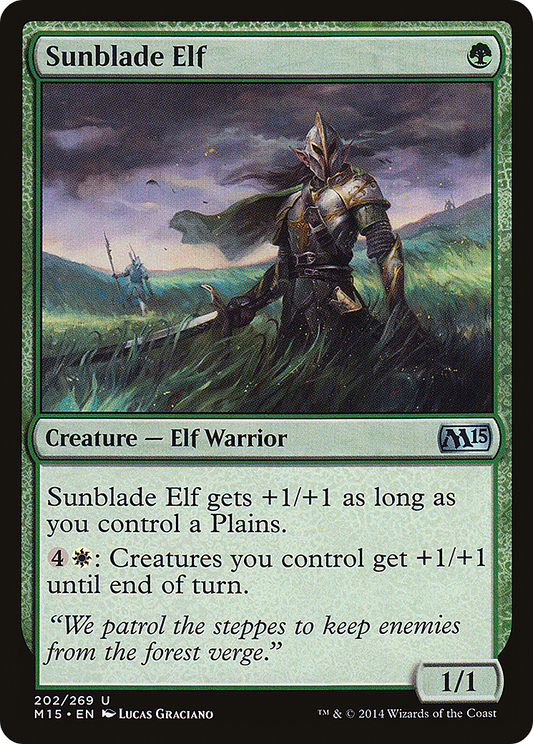 Sunblade Elf (M15-202)  Foil