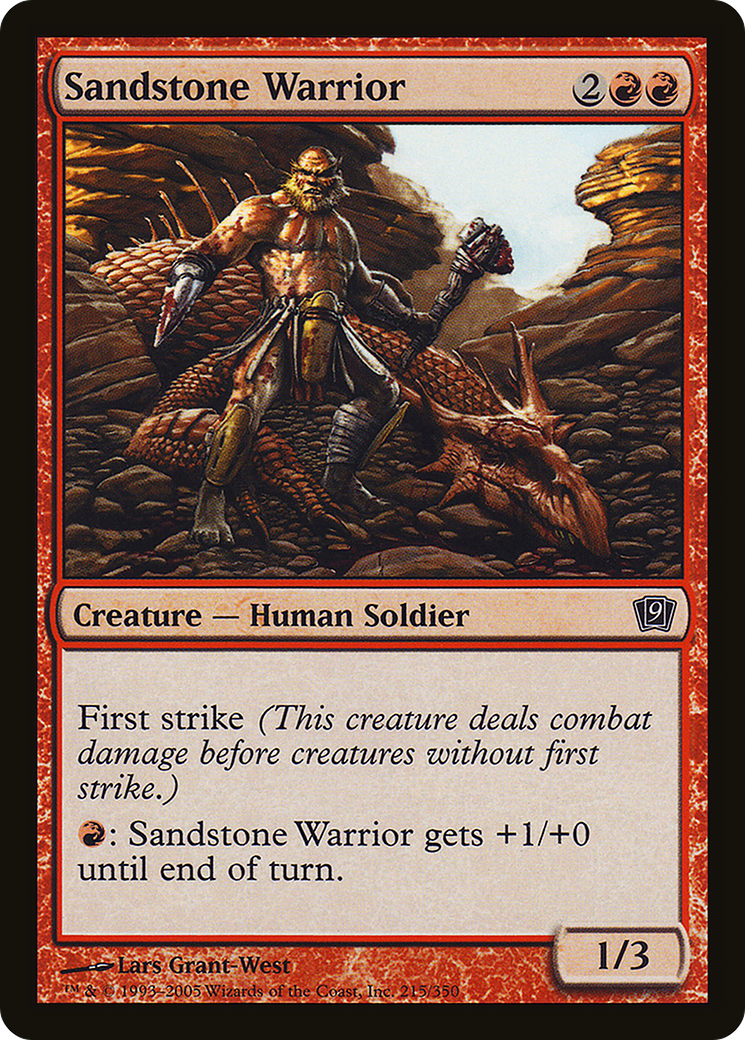 Sandstone Warrior (9ED-215)