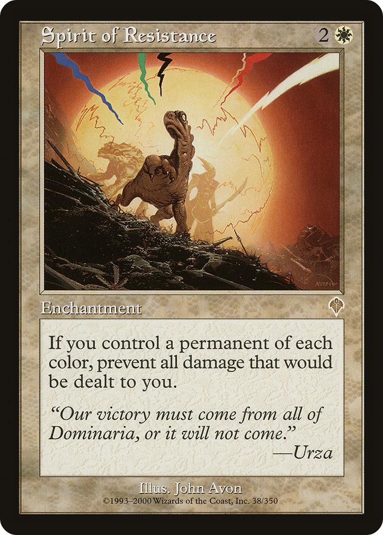 Spirit of Resistance (INV-038)  Foil