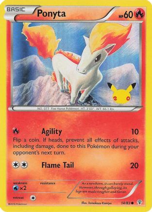 Ponyta 014  - Holofoil  - Promo