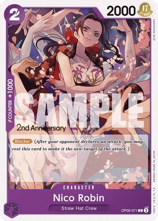 Nico Robin - OP09-071 - Common (2nd Anniversary Tournament Cards)