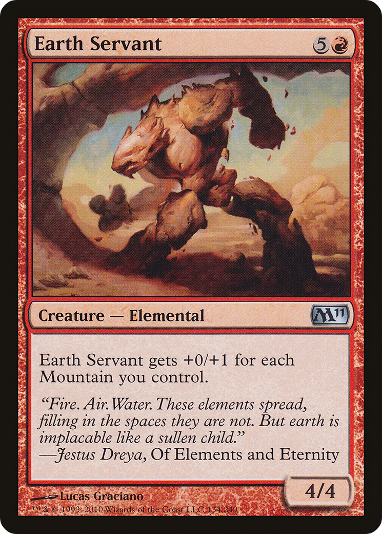 Earth Servant (M11-134)  Foil