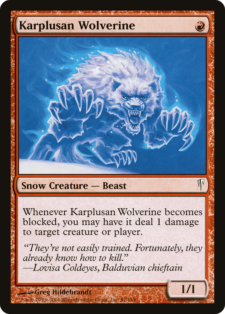 Karplusan Wolverine (CSP-087)  Foil
