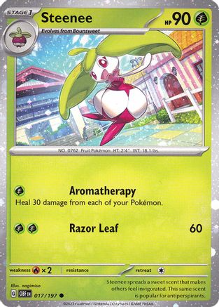 Steenee (Cosmos Holo) 017/197  - Holofoil Miscellaneous Cards & Products - Common