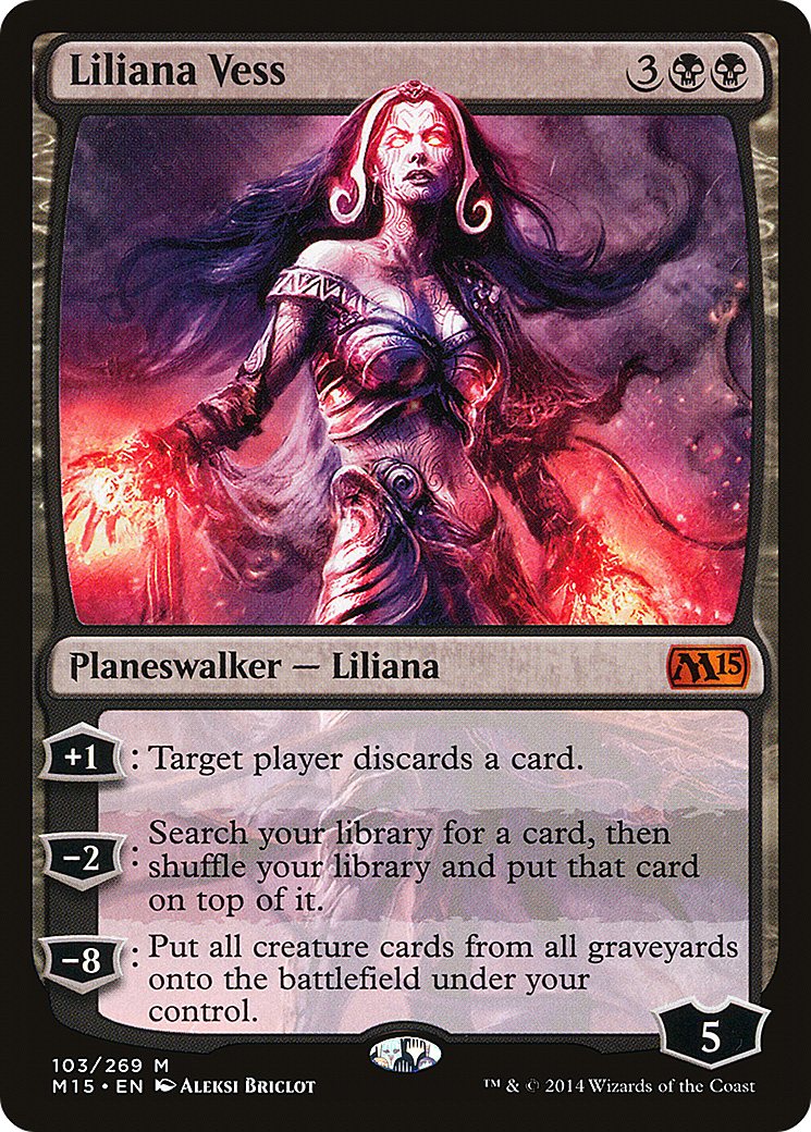 Liliana Vess (M15-103)  Foil