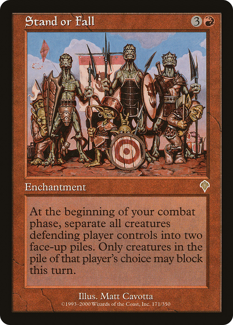 Stand or Fall (INV-171)  Foil