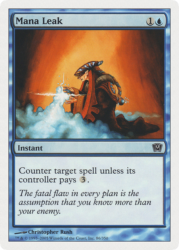 Mana Leak (9ED-086)  Foil