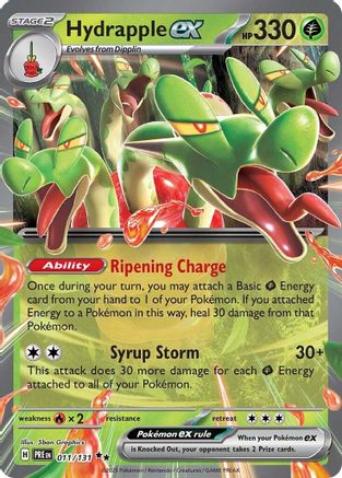 Hydrapple ex - 011  - Holofoil - Double Rare
