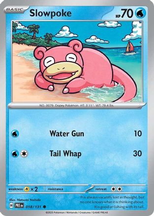 Slowpoke - 018  - Reverse Holofoil - Common