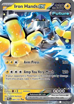Iron Hands ex 031/131  - Holofoil SV Prismatic Evolutions - Double Rare
