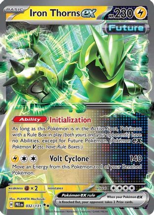 Iron Thorns ex - 032  - Holofoil - Double Rare
